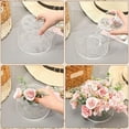 thumbnail image 3 of Home Decor Clear Acrylic Flower Vase Decorative Modern Vase for Dining Table (12 holes 1pc), 3 of 8