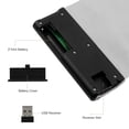 thumbnail image 4 of Portable 2.4G Wireless Keyboard, 107-Key Waterproof Silicone Keyboard with Anti-Interference Design, 10M Range and Mute Typing, Compatible with Desktop/Tablet/Smartphone, 4 of 8