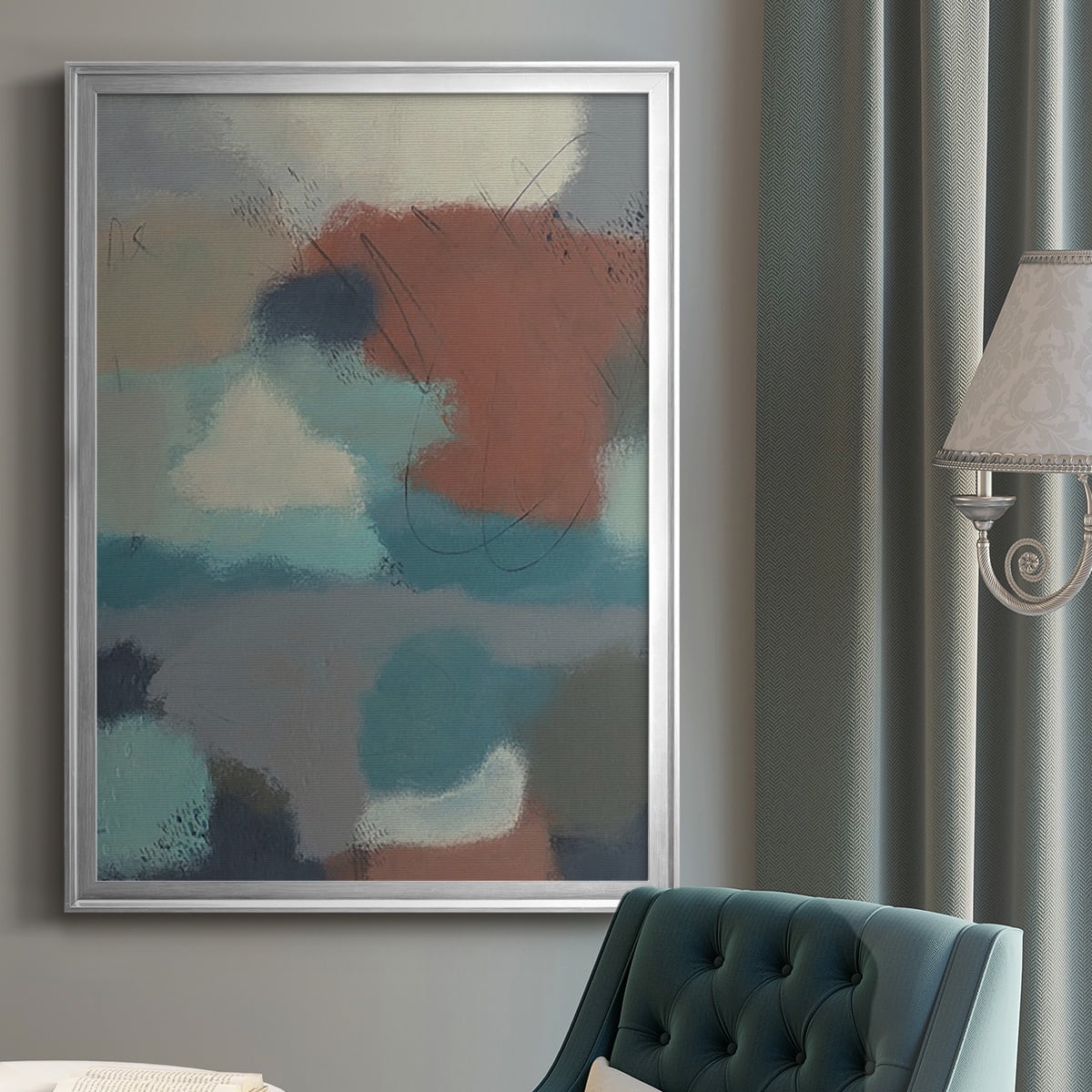 Floating By I Premium Framed Print, in Gold, Black, or Silver - Ready to Hang