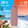 thumbnail image 3 of Termo portátil de acero inoxidable para coche, botella de boca pequeña para deportes al aire libre, 1 Uds., 500ml, 3 of 5