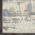thumbnail image 5 of Nourison Solace Abstract Contemporary Ivory/Grey/Blue Area Rug, 5 of 9