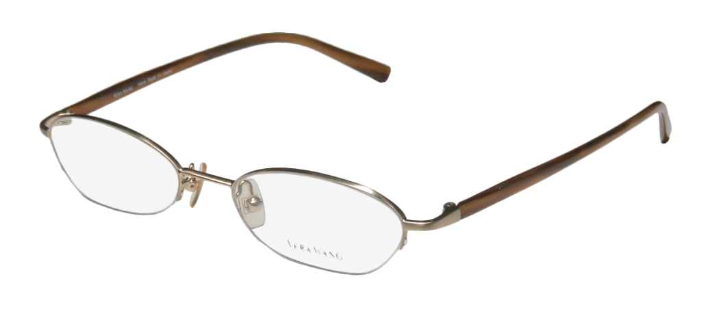 Vera Wang V138 Womens//Ladies Designer Half-rim Demo Lens Casual Made In Japan Eyeglasses//Glasses