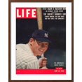 thumbnail image 2 of Art.com NY Yankee Slugger Mickey Mantle, June 25, 1956 Photographic Print, Brown Frame Wall Art, 23" x 29", 2 of 4