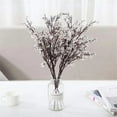thumbnail image 5 of Clearance Artificial flowers under $1,Artificial Flowers Faux Silk Flower Gypsophila Bouquet Winter Real Floral For Wedding Restaurant Silk Flower Decoration Window Flower Arrangement, 5 of 8