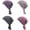 Dark Purple Khaki Dark Gray Red, variant on Set of 4 Women's Pre-Tied Bandanas Covered Head Chemo Bandana Hat Headscarf Hat Cancer Hair Covering