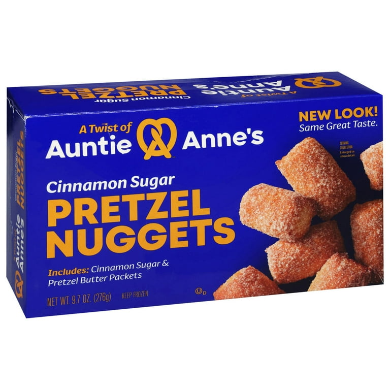 Auntie Anne's Cinnamon Sugar Pretzel Nuggets Frozen 9.7 oz with