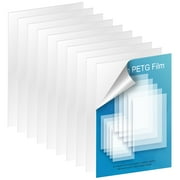 5 pcak Acrylic Sheet Plexiglass Sheet Clear Acrylic Perspex Sheet Plastic Sheeting, Durable Water Resistant PET Sheet, for Crafting Projects, Picture Frames, Cricut Cutting and More, 2/5/10/20pcs