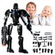thumbnail image 4 of [Manual Ensamblaje] Muñeca Con Múltiples Articulaciones Prototipo Impreso en 3D Lucky 13 Doll Cuerpo Robot Descompresión Y Artefacto Juego [Nuevo Modelo Bloques Construcción] (Negro), 4 of 9