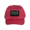 thumbnail image 1 of Gravity Threads Game Over Patch Cotton Twill Cap - Maroon, 1 of 2