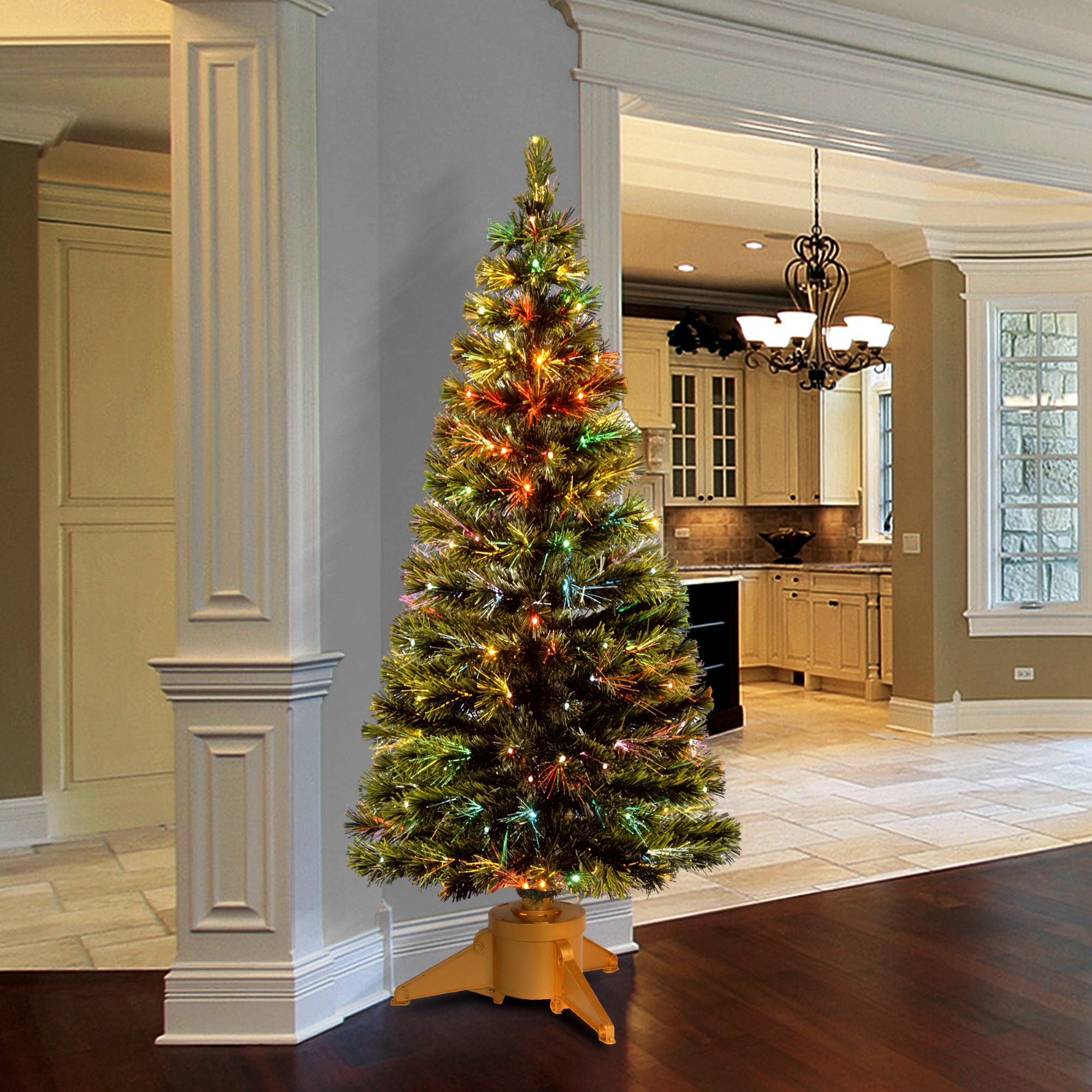 National Tree Company 6 ft. Fiber Optic Radiance Fireworks Tree
