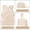Beige, variant on 3-in-1 Packable Backpack, Convertible Tote Bag Backpack with Foldable Storage Pouch, Lightweight Water Resistant Travel Daypack for Commute, Hiking, Shopping, Gym, Weekend Trips