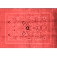 thumbnail image 1 of Ahgly Company Indoor Rectangle Oriental Red Industrial Area Rugs, 3' x 5', 1 of 4