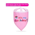 thumbnail image 4 of Conjunto de gorro de cumpleaños para bufanda para mascotas, bufanda para gorro de fiesta para perros, regalo de cumpleaños ideal para mascotas (1 pieza, rosa), 4 of 5