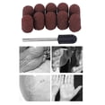 thumbnail image 3 of 2 tipos de cabezales dedicados para uñas de 10 piezas - 2 tipos de piezas para cabezales de pulido de uñas dedicados Tapa de lijado pulidora Herramienta de pedicura de manicura de arena(7 * 13), 3 of 5