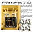 thumbnail image 5 of PAMINGONO T-Bolt Hose Clamp Silver Pipe Strap Clamps 4Pcs 1.97X1.77In, 5 of 10