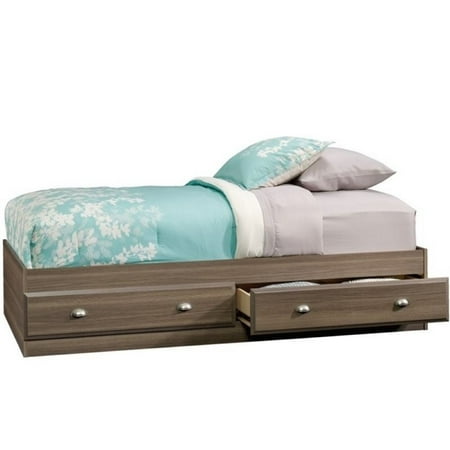 Ash Modern Bed - Pemberly Row Twin Mates Bed in Diamond Ash