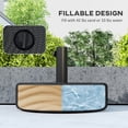 thumbnail image 4 of Patio Umbrella Base with Handle for 1.5"/1.9" Poles, Black, 4 of 10