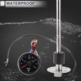 thumbnail image 6 of Unique Bargains 1set Fuel Sending Unit and Gauge Kit 787mm Length Boat Fuel Sending Unit Marine Fuel Sender Unit Black Silver Tone Metal 240-33 Ohm, 6 of 6