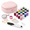 42-Piece Square Kit - Blush Pink, variant on Magnetic Sewing Kit Organizer Box Portable Mini Needle and Thread Storage Case with Scissors Thimble for Home Travel Dorm Crafting Emergencies