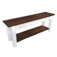 thumbnail image 3 of COLONIAL HARVEST BENCH WITH SHELF-24, 3 of 4