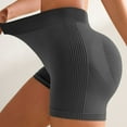 thumbnail image 5 of Women's High Waist Seamless Cycling Shorts - 4.5" Inseam, Nylon-Spandex, Flattering Contours, for Yoga/Fitness/Daily Wear, 5 of 6