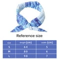 thumbnail image 2 of Summer Dog Cool Neck Head Band Bandana Style Pet Cooling Bandana Soft Pet Cooling Bandanas Con Cristales Cooling Pattern Absorción De Calor Para Dog Pet seitruly PT001535-02, 2 of 7
