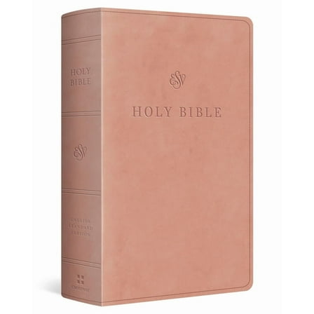 ESV Large Print Personal Size Bible, Red Letter (Trutone, Blush Rose), (Hardcover)