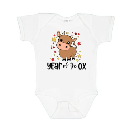 

Inktastic 2021 Year of the Ox Cute Gift Baby Boy or Baby Girl Bodysuit