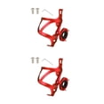 thumbnail image 2 of Yuarrent Portabidón Ligero Para Bicicletas - Cómodo Y Ajustable Portabidones Práctico Fácil De Instalar Titular Bilateral Rojo + Base Bilateral rojo+base 2piezas, 2 of 6