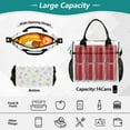 thumbnail image 4 of Small Cooler Bag Lunch Bag Portable Meal Bag Work Meal Bag Outdoor Meal Bag Travel Meal Bag Picnic Meal Bag Going Out Meal Bag Beautiful Christmas Tree Cute, 4 of 6