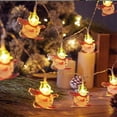 thumbnail image 7 of 20-Light Battery Operated Christmas String Lights with Decorations - Indoor Outdoor Holiday Decor for Tree, Home, Party - Durable PC Material, Easy Setup, Festive Warm White LED Bulbs, 7 of 7