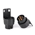 thumbnail image 1 of Towing Socket Parts Plastic lamp Brass RV Towbar Trailer Waterproof 1pcs 7Pin To 13Pin Accessories ,Variety of Features, 1 of 6