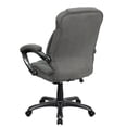thumbnail image 3 of Pemberly Row High Back Gray Microfiber Upholstered Office Chair, 3 of 6