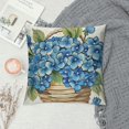 thumbnail image 2 of Shangniulu Flower Decorative Throw Pillow Covers , Spring Summer Floral Our Life Porch Home Decor, Enjoy The Little Things Farmhouse Outdoor Sofa Couch Cushion Case White, 2 of 5