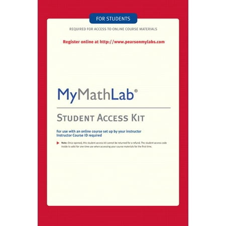 Mylab Math -- Standalone Access Card (Other)