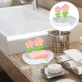 thumbnail image 1 of OHOIOLLA Soporte Para Jabón Con De Flor Color Rosa Ideal Para Y Cocina, 1 of 6