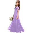 thumbnail image 2 of Sherrylily Kids Girl Bridesmaid Dresses Chiffon Flower Long Party Pageant Gowns Dress, 2 of 5