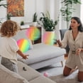 thumbnail image 4 of Rainbow Rubber Playground Ball for Children Needing Inflation for Outdoor Activities, 4 of 8