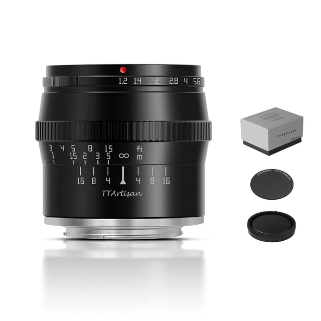 Lente de Enfoque Manual TTArtisan APS-C F1.2 50 mm para Cámara Sony E Mount