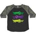 thumbnail image 3 of Inktastic Mardi Gras Holiday Alligators Boys or Girls Toddler T-Shirt, 3 of 5
