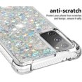 thumbnail image 4 of Compatible with Samsung Galaxy S20 FE Case Glitter Liquid Cute Clear Phone Case Floating Quicksand Shockproof Protective Bumper Silicone Soft TPU Case for Samsung Galaxy S20 FE Love Sliver, 4 of 12