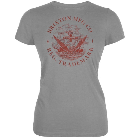 Brixton - Honor Grey Juniors T-Shirt - Small