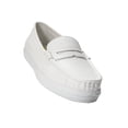 thumbnail image 1 of MOCASIN CASUAL VESTIR DE MUJER BLANCO PIEL MARCA LEON 1000, 1 of 4