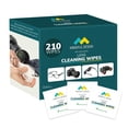 thumbnail image 1 of Toallitas limpiadoras de lentes Mindful Design, 210 unidades, envueltas individualmente, 1 of 5