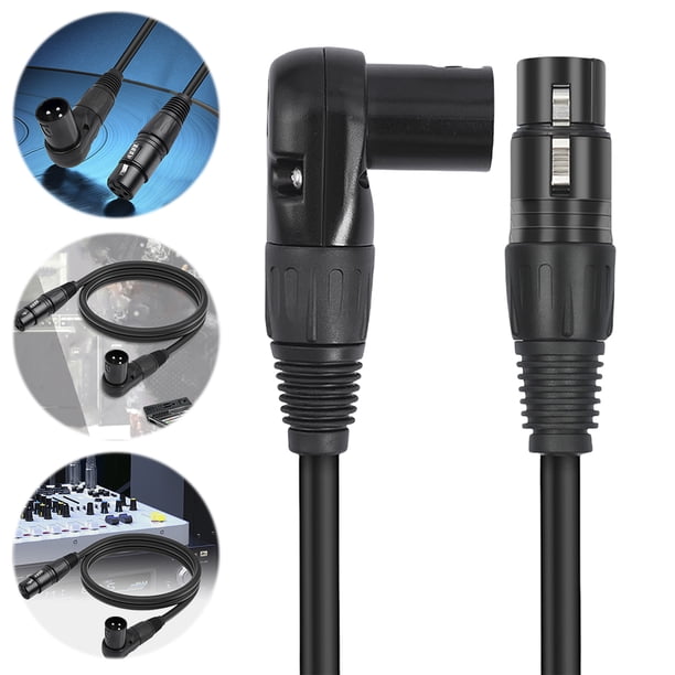 Adaptador Cable Extensión Micrófono XLR Blindado 0 3/1/1 8 M Reutilizable