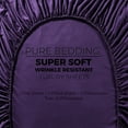 thumbnail image 5 of Bed Sheets - California King Sheet Set [6-Piece, Purple] - Hotel Luxury 1800 Brushed Microfiber - Soft and Breathable - Deep Pocket Fitted Sheet, Flat Sheet, Pillow Cases, 5 of 6