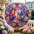 thumbnail image 5 of Acrylic Puzzles Suncatcher Window Hanging, 7.4 Inch Animals Sun Catcher Acrylic Puzzles Garden Decoration for Women Men Mom Birthday Gift Home Decor (Hummingbird), 5 of 5