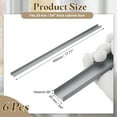 thumbnail image 2 of 6pack 18" Cabinet Edge Protectors for 13/16" Kitchen Cabinets Frame, Matt Silver, 2 of 7