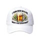 thumbnail image 2 of Sombrero Gorra de béisbol marrón con diseño de talento y cerveza, súper ajustable, para hombre y mujer, informal, de sarga de algodón, unisex, con visera y ala curva. NCHKUN, 2 of 9