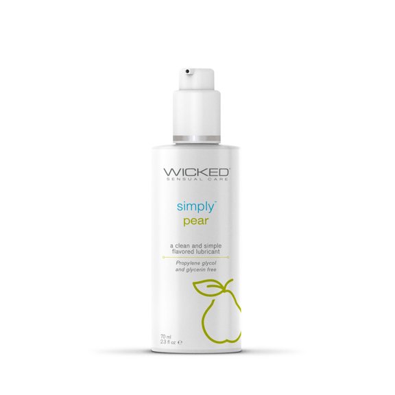 Wicked Sensual Care Simply Water Based Lubricant - 2.3 oz Pear